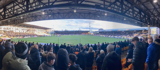 View from the away end - Port Vale v Wigan Athletic